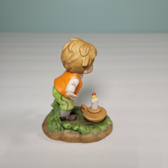 Lefton Nursery Rhymes Figurines 245 Jack Be Nimble and Little Polly Flinders HTF - Picture 7 of 14